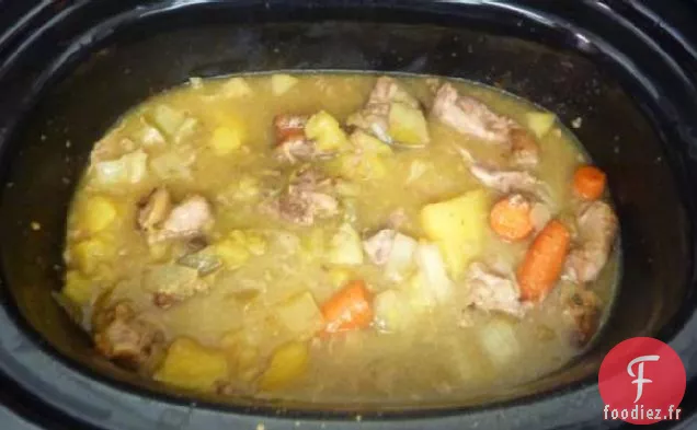 Ragoût de Porc et de Cidre (Une recette de Mijoteuse)