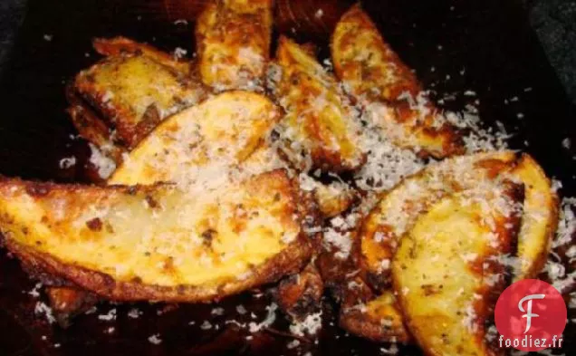 Frites Au Four à l'Ail et au Parmesan