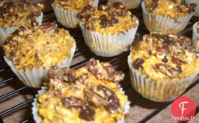 Muffins de Patates Douces Au Blé Entier