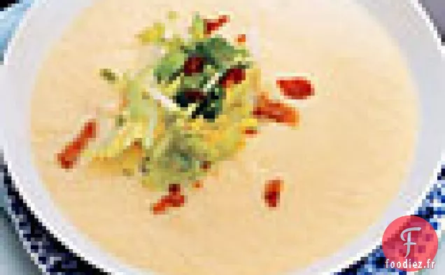 Soupe De Céleri-Rave Au Bacon Et Pomme Verte
