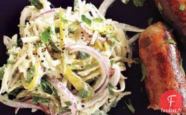 Saucisse Italienne À La Salade De Céleri-Rave