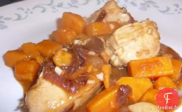 Casserole de Poulet et Patate Douce