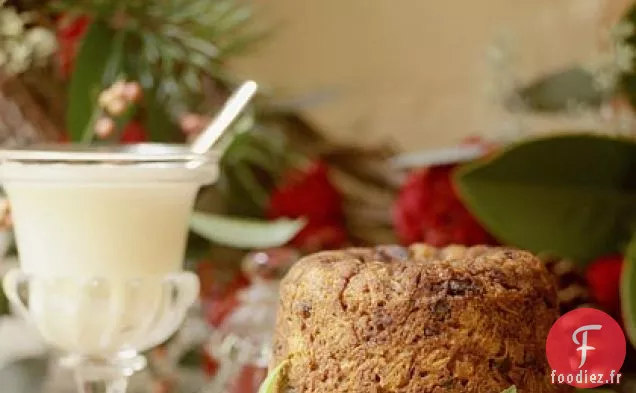 Pudding de Noël à la sauce au Brandy
