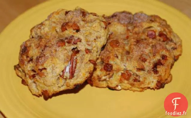 Scones De Patates Douces À L'Érable Et À La Cannelle Aux Pacanes