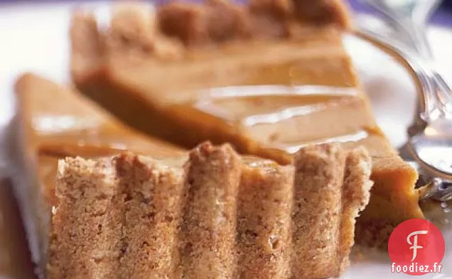 Tarte aux Patates Douces à la Croûte de Pacanes