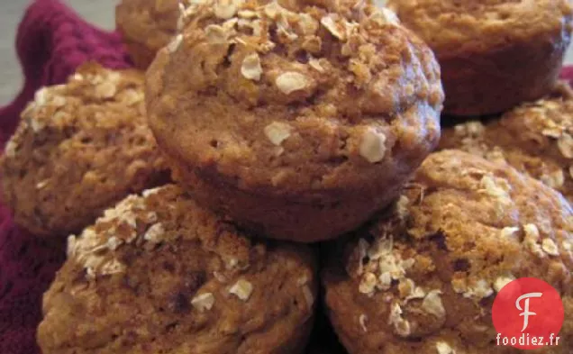 Muffins à l'Avoine à la Patate Douce