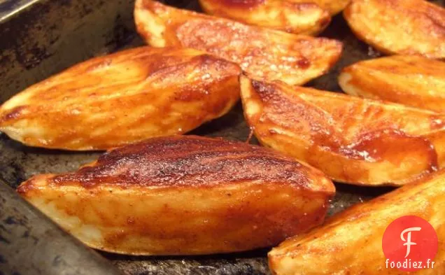 Quartiers de Pommes de Terre Sucrés et Fumés