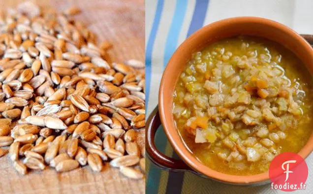 Soupe Farro Et Poireaux