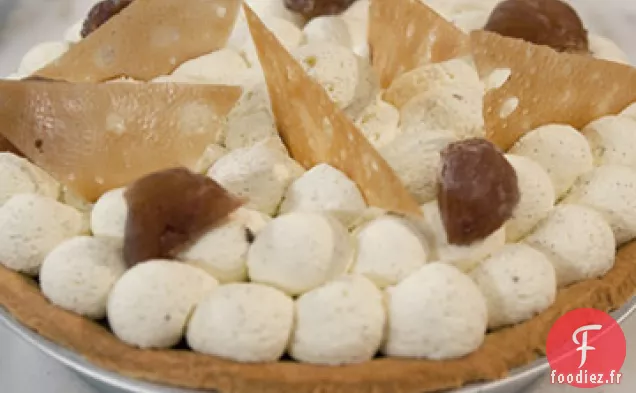 Tarte aux Châtaignes à la Crème de Rhum