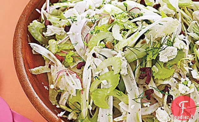 Salade de Céleri-Fenouil aux Olives