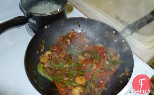 Boeuf et Poivrons en Sauce Hoisin