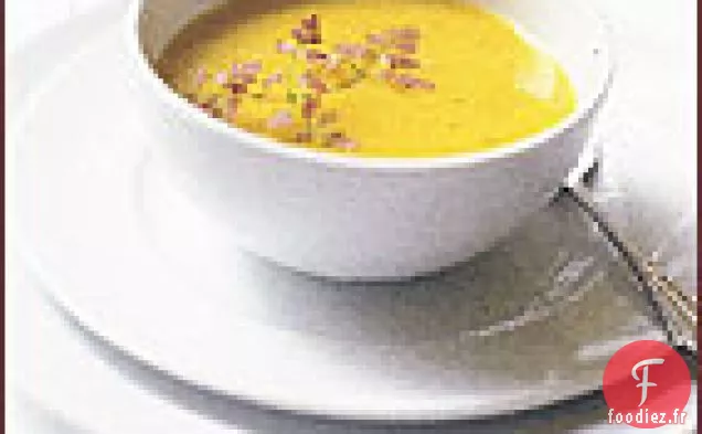 Soupe Soyeuse de Courge et de Céleri-Rave