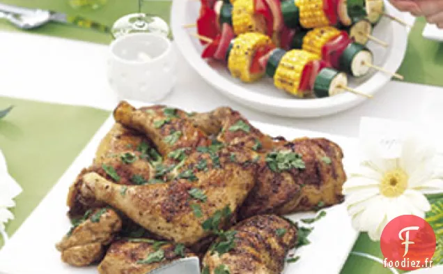 Poulet Grillé À La Marocaine