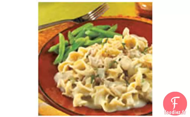 Poulet - Nouilles Parmesan