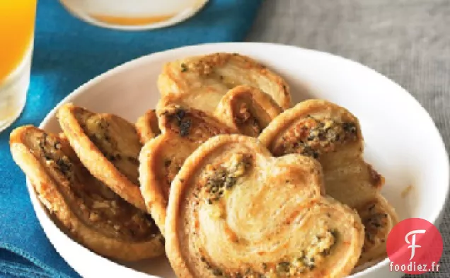 Palmiers aux Herbes et au Fromage
