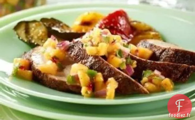 Salsa de Porc à la Pêche et aux Haricots Noirs