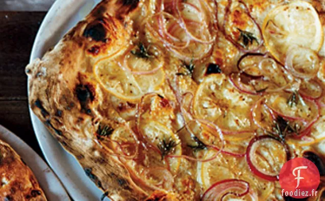 Pizza au Citron et Piave