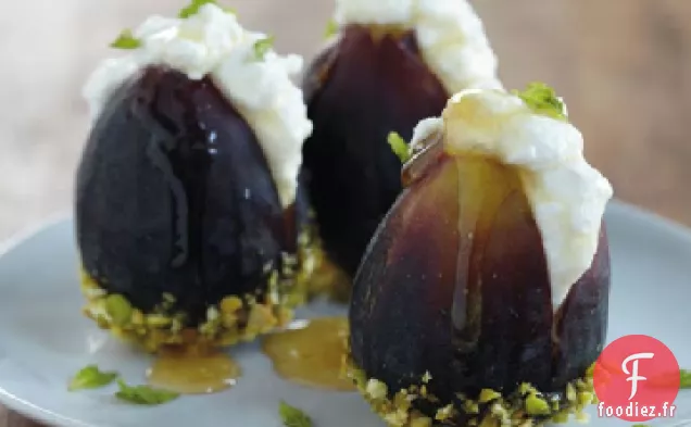 Recette de Figues Fraîches à la Ricotta et au Miel