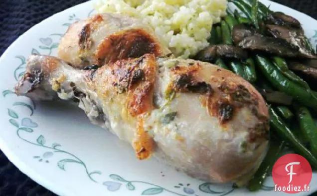 Cuisses De Poulet Rôties Aux Herbes