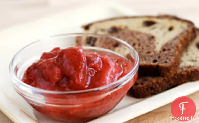 Compote de Rhubarbe et Fraise