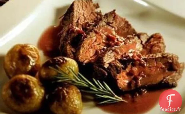 Jupe Steak Sauce au Vin Rouge