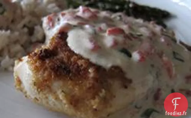Poulet À La Crème De Basilic