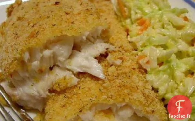Poisson parmesan au four