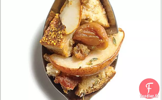 Farce de Seigle avec Saucisse Italienne, Poires et Châtaignes