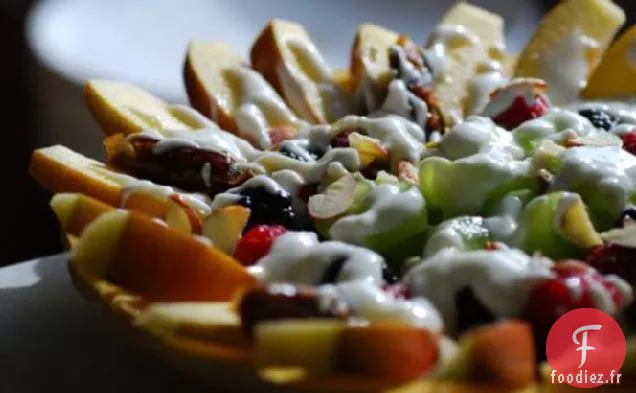 Vinaigrette Au Yogourt À La Fleur D'Oranger Aux Fruits