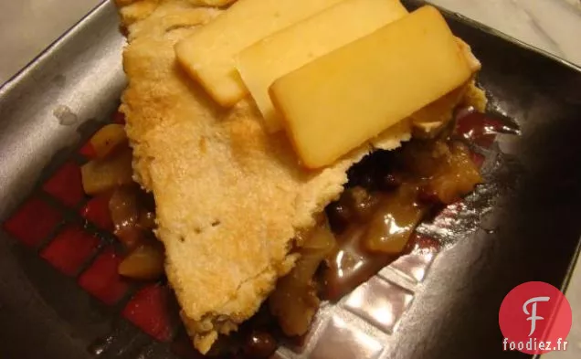 Tarte aux pommes anglaise à l'ancienne Avec un baiser et une pression!