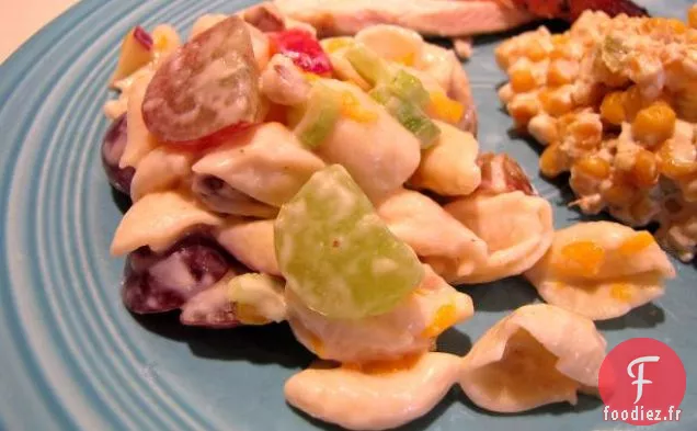 Salade de Pâtes et Fruits aux Noix Noires