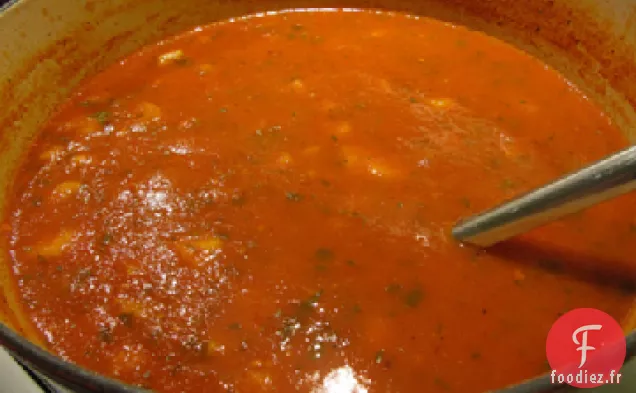 Soupe de Tomates Épicée et Épicée