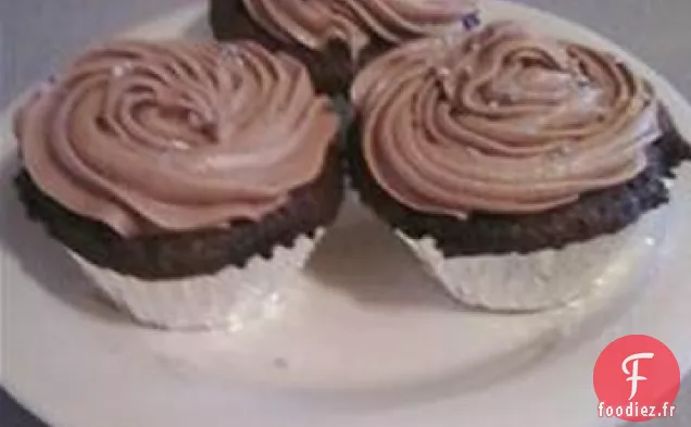 Cupcakes au Chocolat avec Glaçage au Caramel