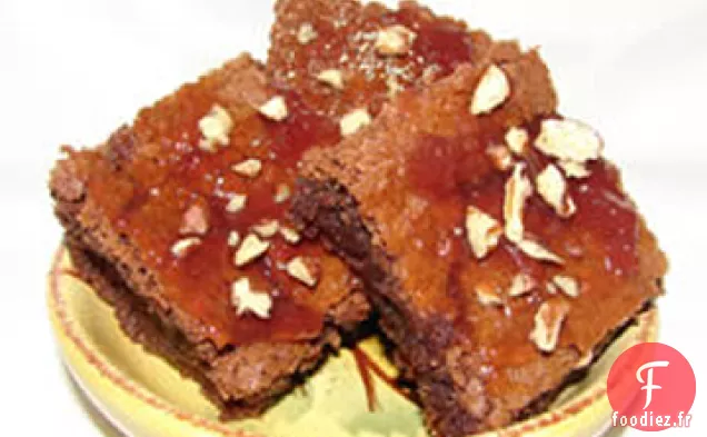 Brownies Crunch aux Framboises