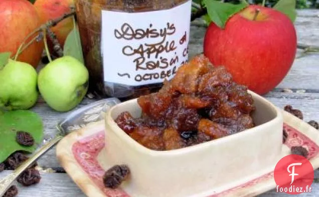Chutney aux Pommes et Raisins Secs