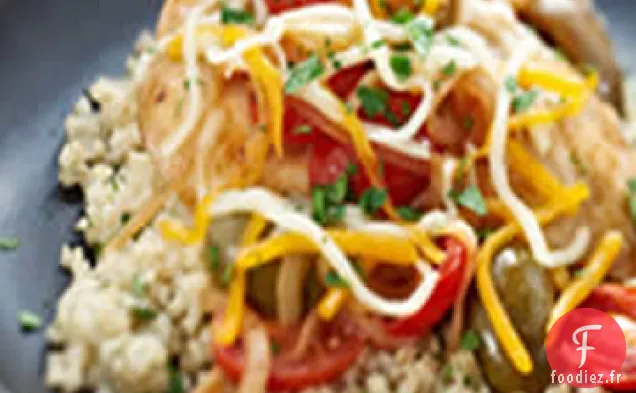 Poulet Méditerranéen et Couscous