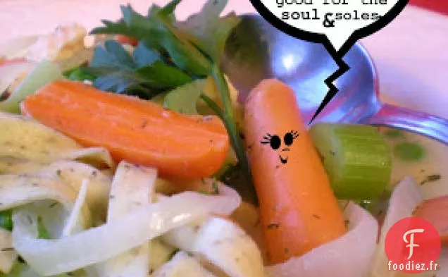 Soupe À L'Aneth Rapide Et Chic Avec Nouilles Et Crème