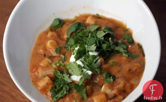 Soupe De Tomates, Semoule Et Coriandre