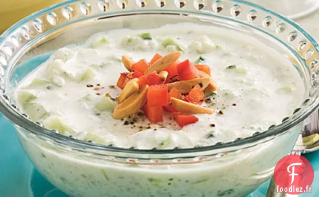 Soupe Crémeuse Au Concombre