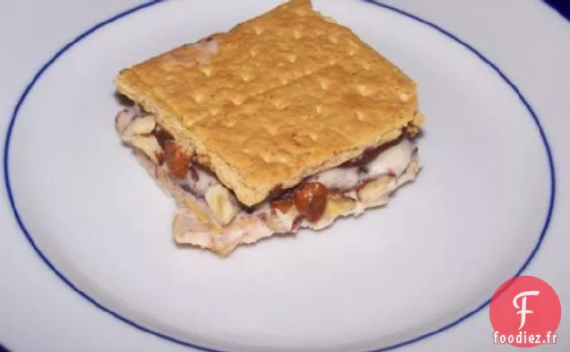 Sandwichs à la Crème Glacée Au Chocolat Et aux Noisettes