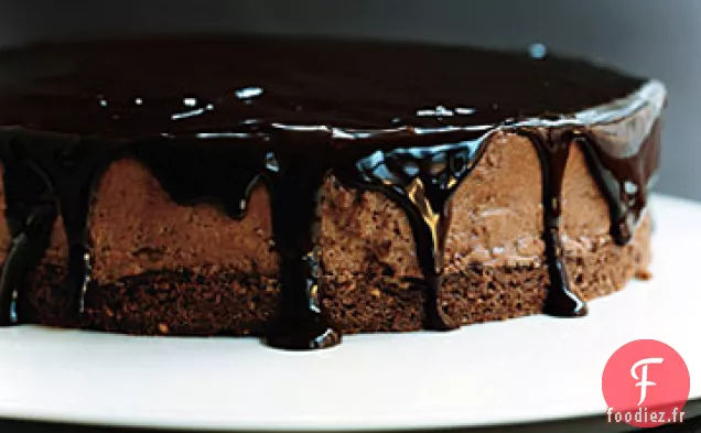 Gâteau Mousse Aux Noisettes Glacé Au Chocolat
