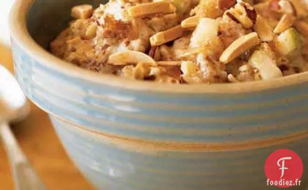 Flocons d'avoine aux Pommes, Noisettes et Graines de lin