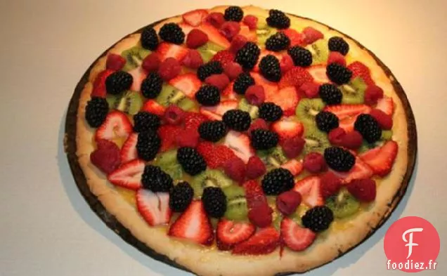 Pizza Aux Fruits Frais Au Caillé De Citron (5 Ww Pts.)