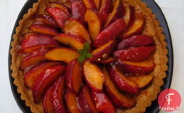 Tarte Aux Prunes Avec Croûte De Gingembre