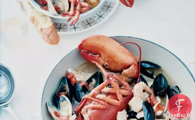 Ragoût de fruits de mer au Zabaglione au Safran