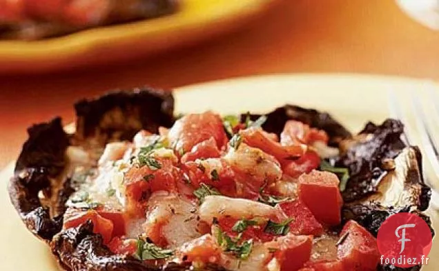 Champignons Portobello Farcis Grillés