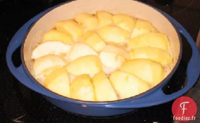 Pommes au Four Bourbon -Caramel au Beurre