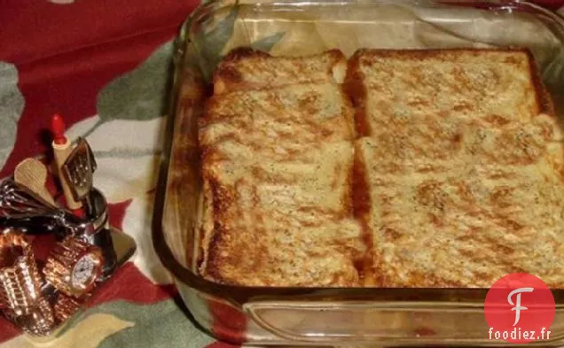 Pain Perdu aux Pommes Et aux Canneberges
