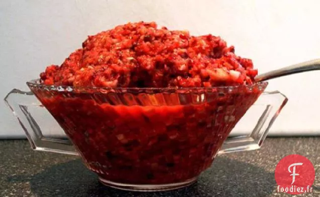 Relish Orange aux Canneberges