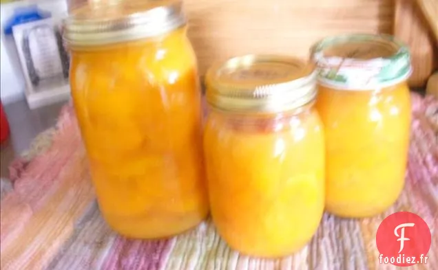 Abricots En Conserve Au Sirop D'Ananas Orange